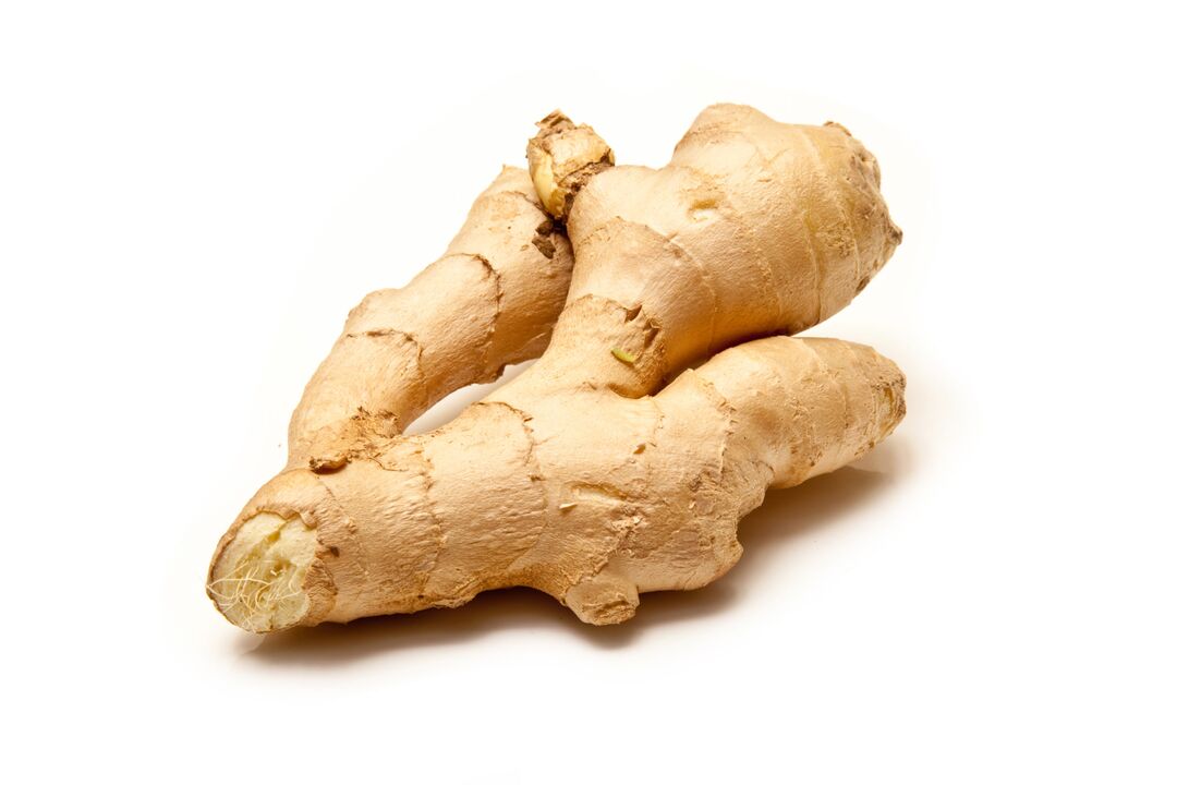 fréimhe ginger le haghaidh méadú bod